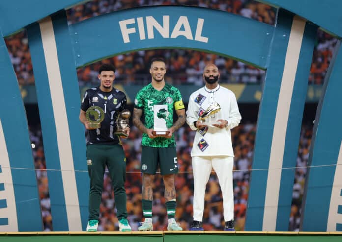 Football - 2023 Africa Cup of Nations - Finals - Nigeria v Cote dlvoire - Alassane Ouattara Stadium - Abidjan - Cote dIvoire Ronwen Williams best goalkeeper, Troost-Ekong crowned AFCON 2023 Man of the Tournament