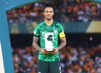 Super Eagles defensive stalwart sidelined for remainder of 2023-24 season