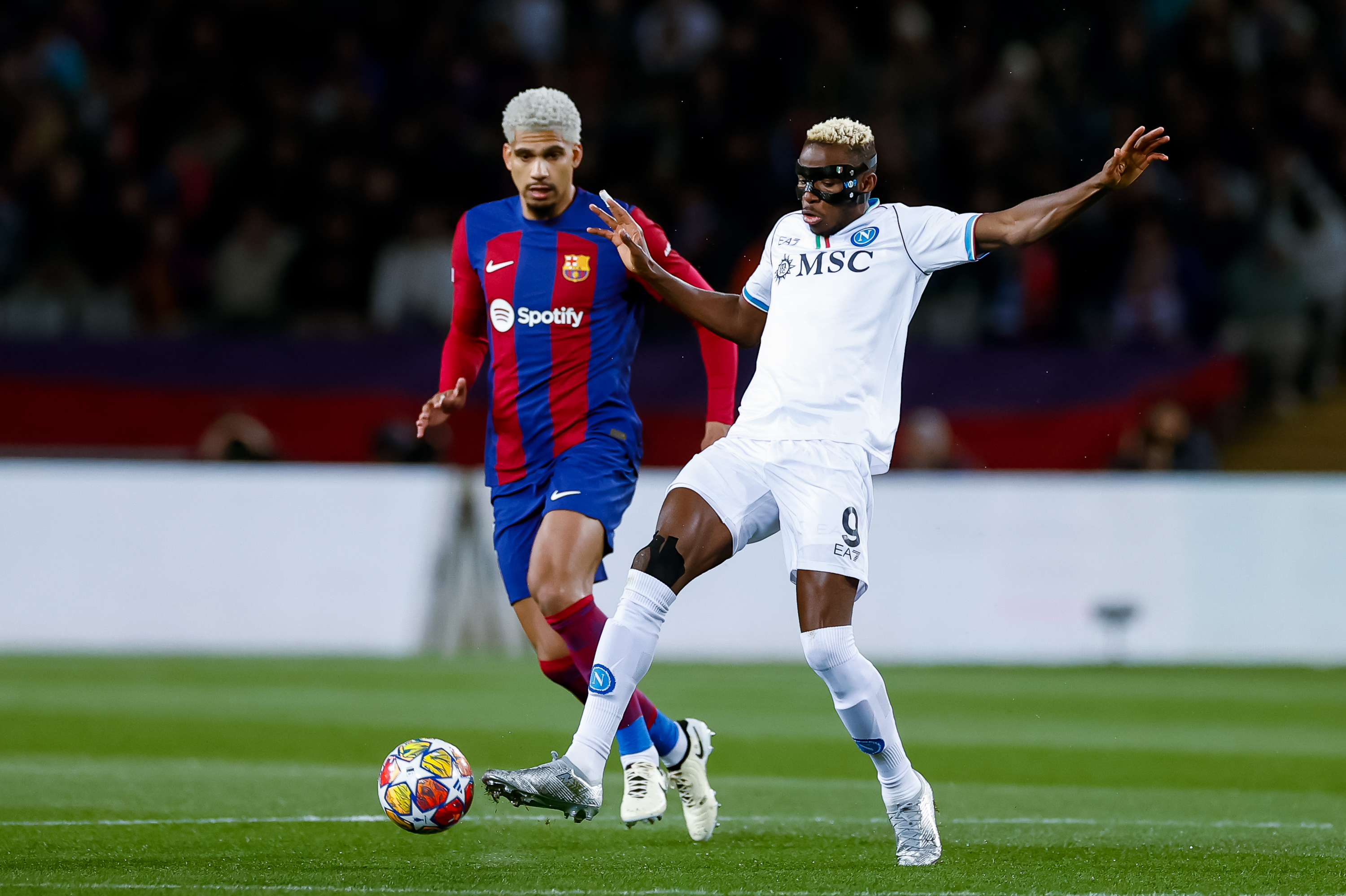 Victor Osimhen blanks as Barcelona eliminate Napoli in UCL R16